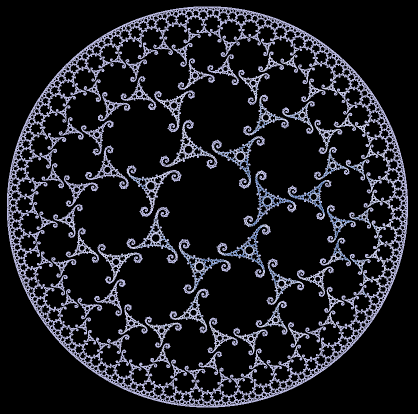 Limit set drawn using word-acceptor created by MAF